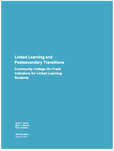 Community College On-Track Indicators for Linked Learning Students