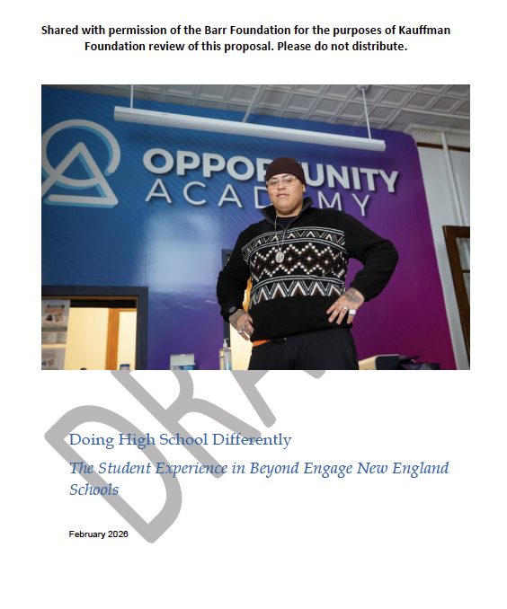 Screenshot for cover of Doing High School Differently